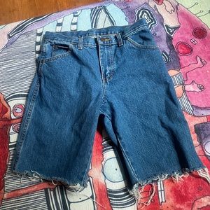 Dickies Blue Jean Shorts for Women